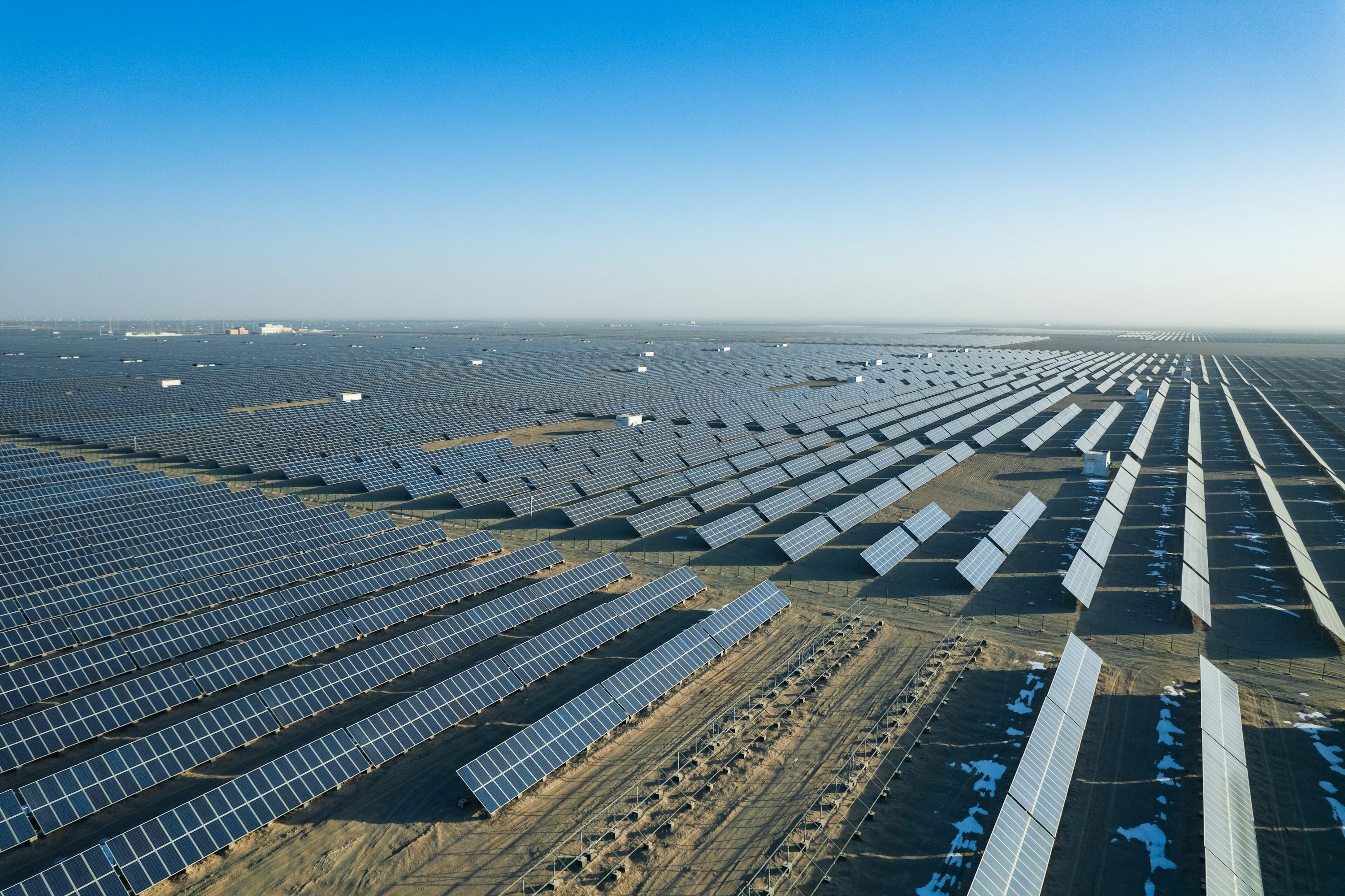 Fazenda solar moderna