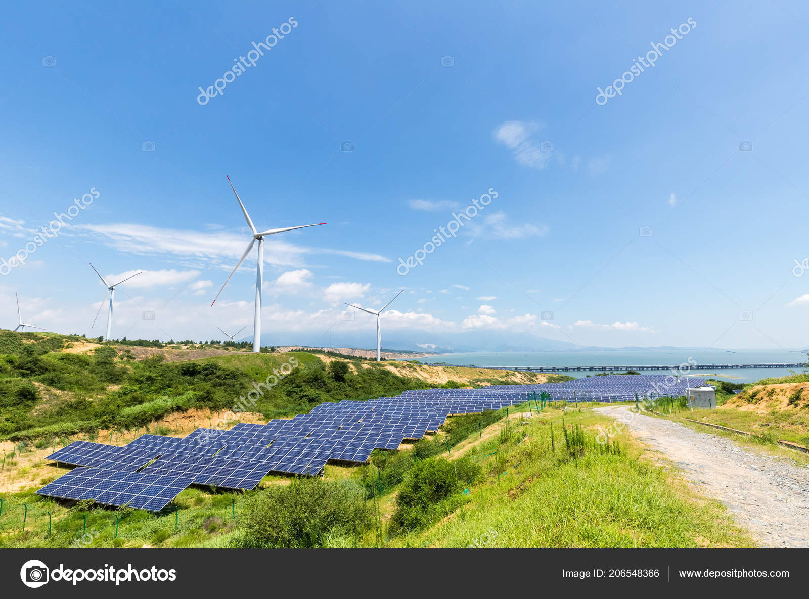 Energia sendo injetada na rede